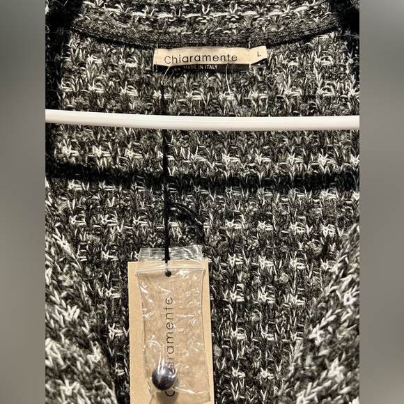 Women’s Chiaramente wool-blend cardigan, Size L, NWT. Made in Italy - Picture 4 of 5
